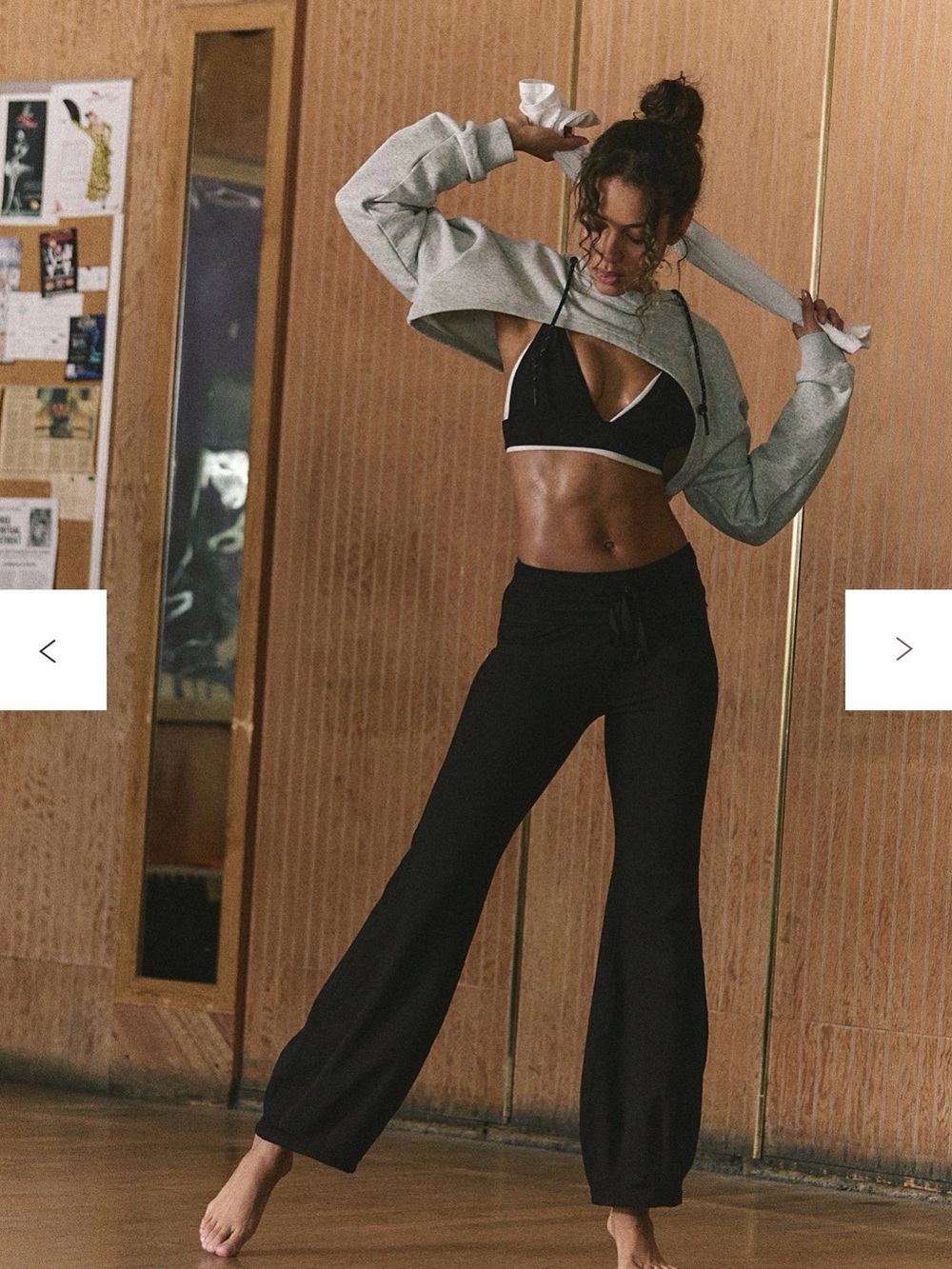 FP Movement by Free People Quick Step Bubble Pants 2 PAIR — black and grey!!